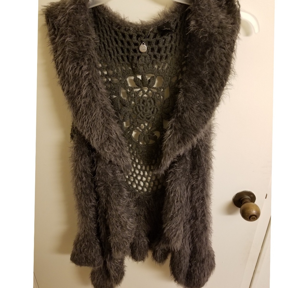 BKE Faux Fur Vest